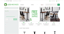 Desktop Screenshot of legsandbases.com